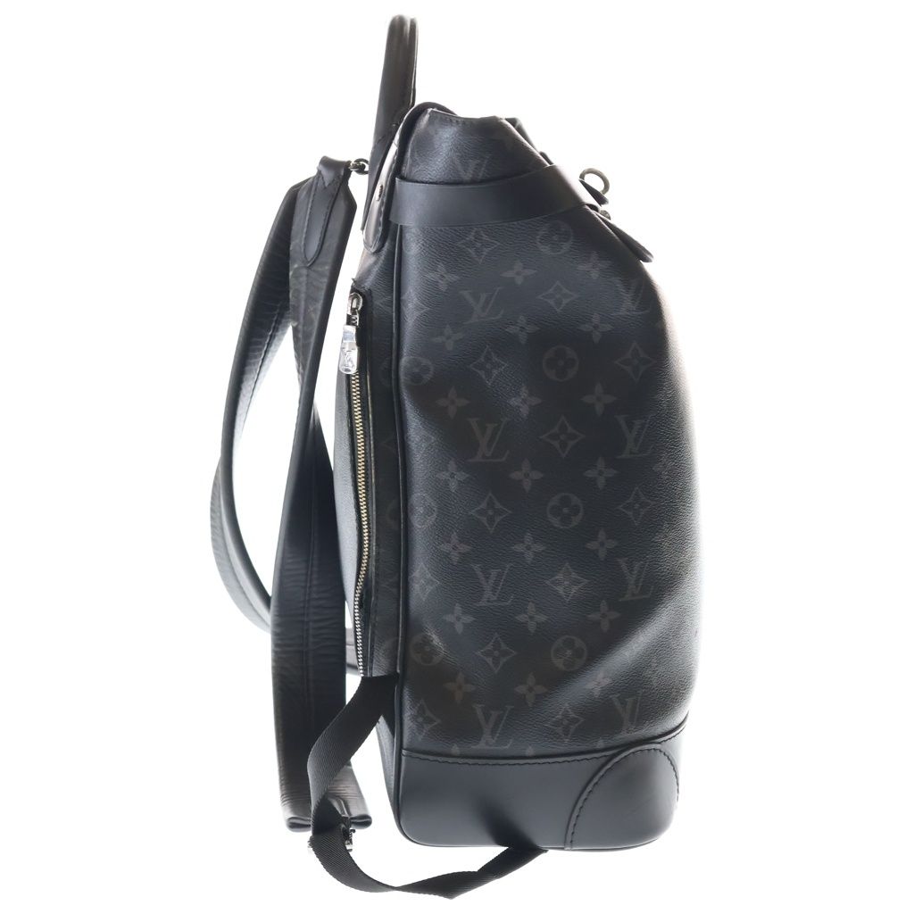 Louis Vuitton Monogram Eclipse Steamer Backpack Black — view 3
