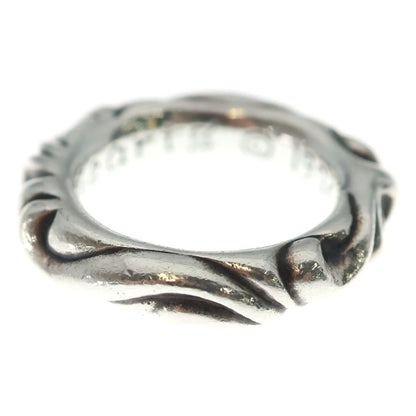 Chrome Hearts Scrl Band Scroll Ring Silver — view 3