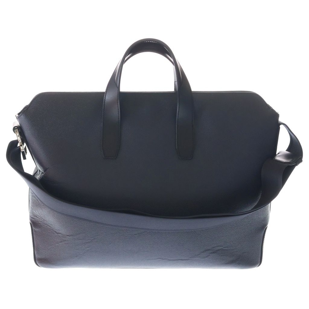 Hermes Porto Document City News Business Shoulder Bag Navy — view 2