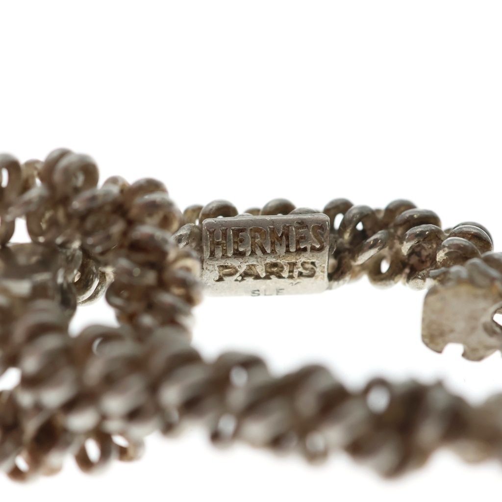 Hermes Vintage Bracelet Crab Silver — view 5