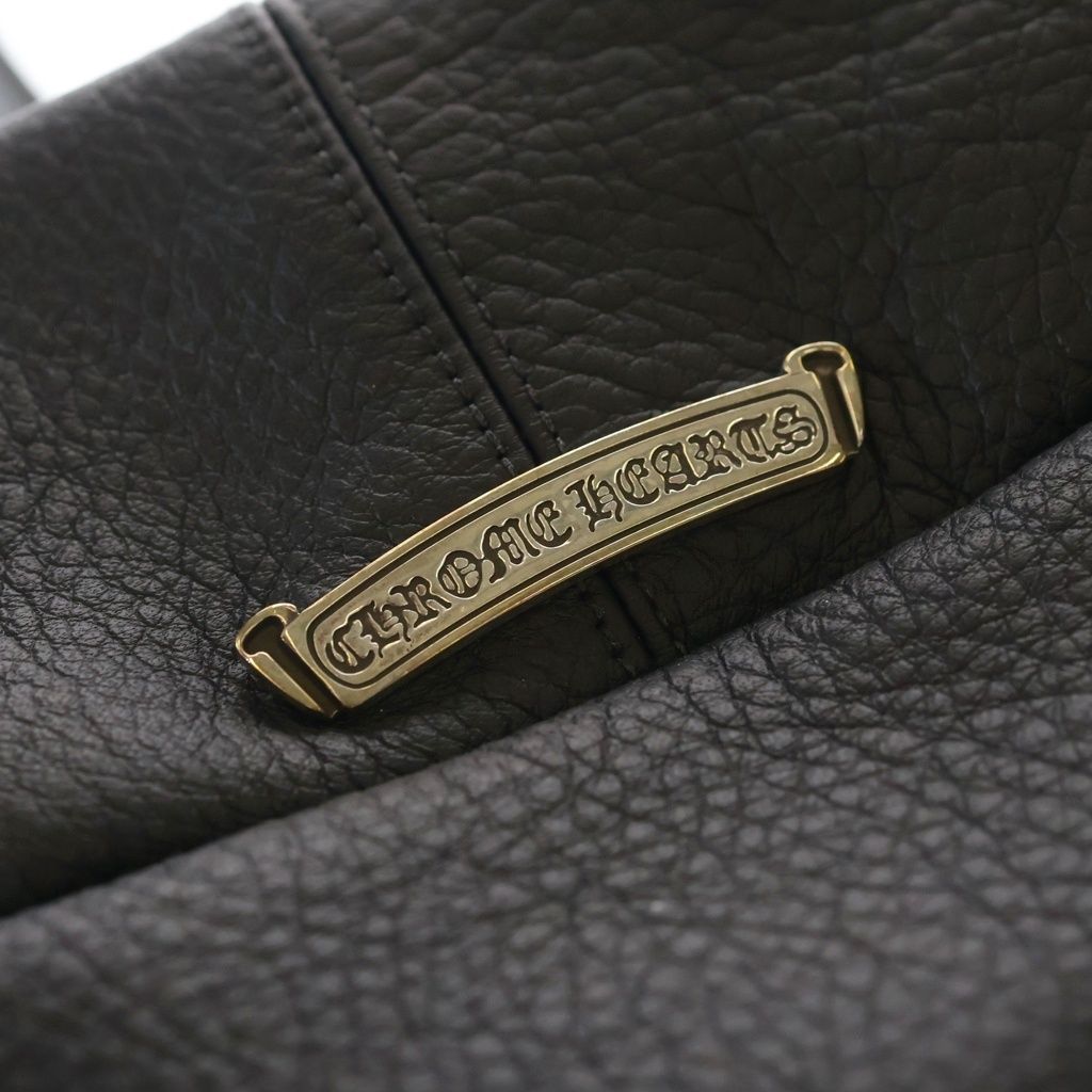 Chrome Hearts 1 Snat Pack Dagger Zip Gunslinger Belt Leather Waist Bag Black — view 6