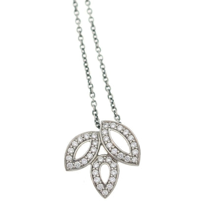 Harry Winston Lily Cluster Star Mini Diamond Necklace Platinum Pendant — view 3