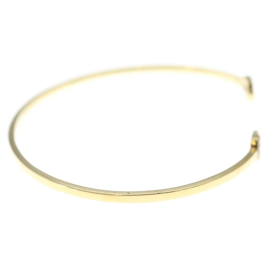 Gucci Double GG Running Diamond Bracelet Bangle Gold — view 3
