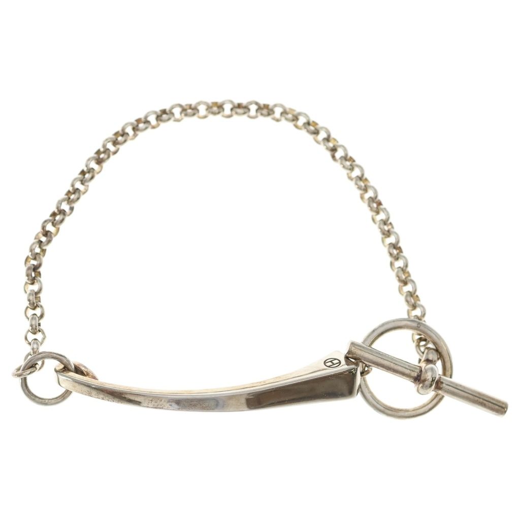 Hermes Cour de Forge Bracelet Chain 925 Sterling Silver
