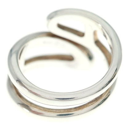 Hermes Chaine D'ancre Twist Ring Silver — view 2