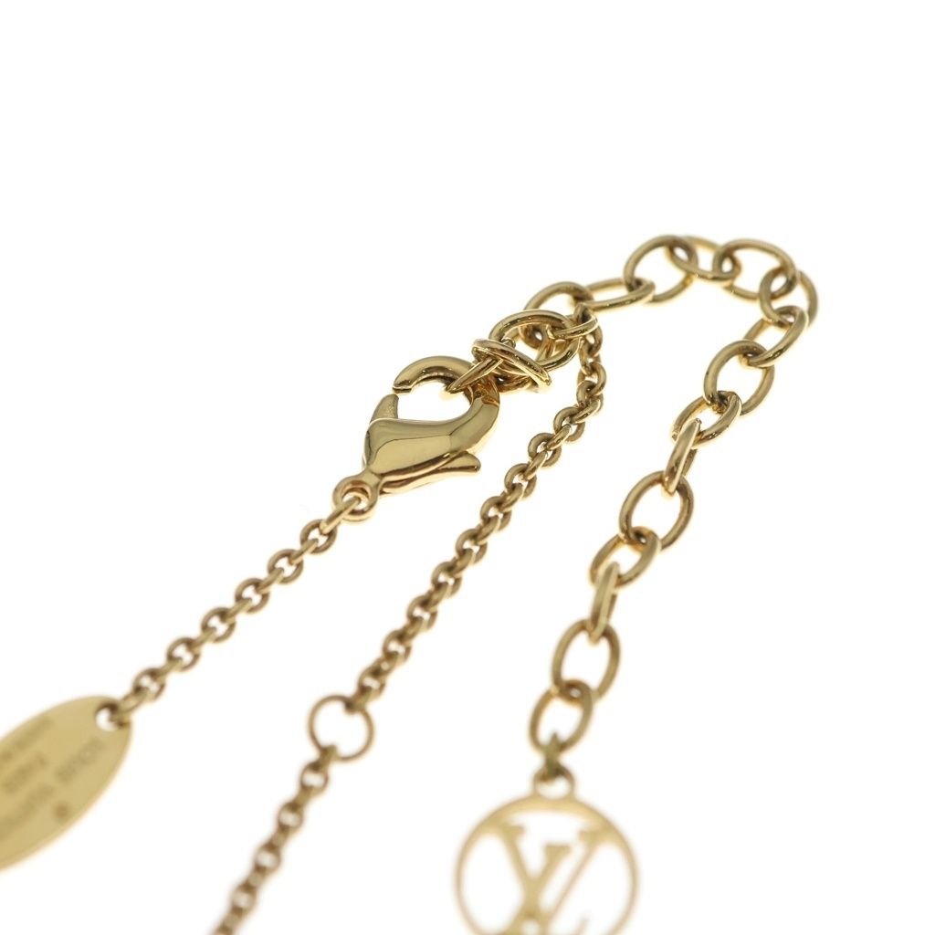 Louis Vuitton Collier LV Twiggy Round Flower Pendant Chain Gold — view 4