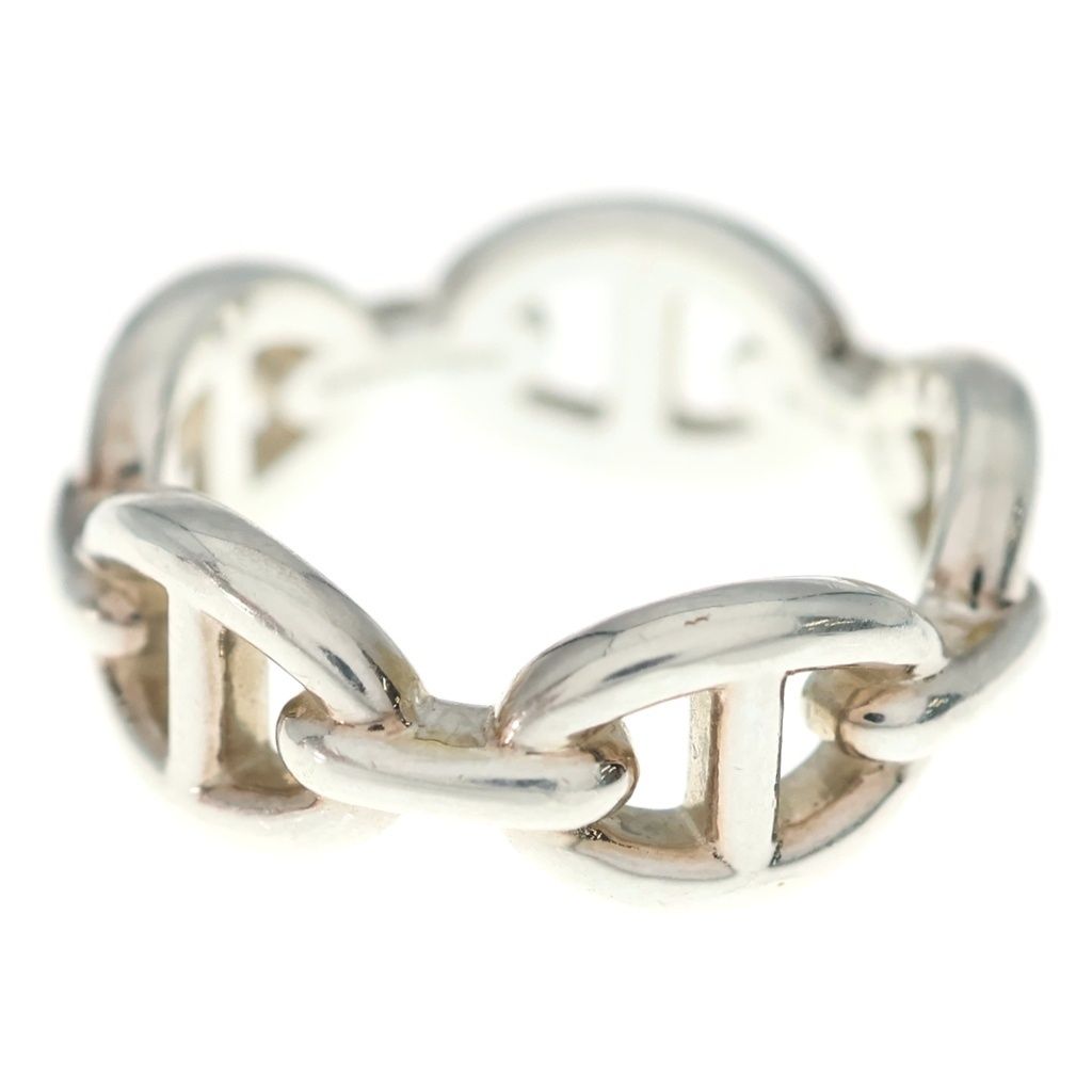 Hermes Shake D'ancre Enchainee Ring Silver — view 3