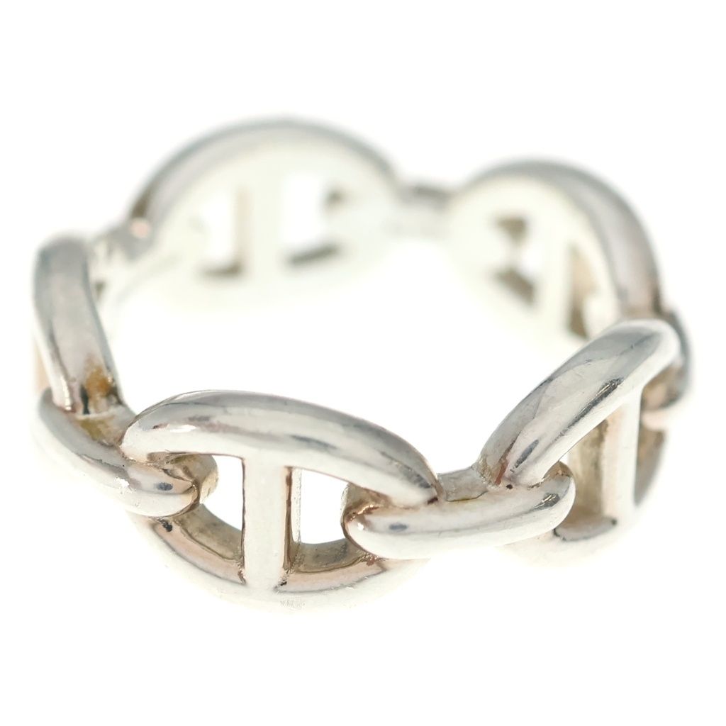Hermes Shake D'ancre Enchainee Ring Silver — view 4