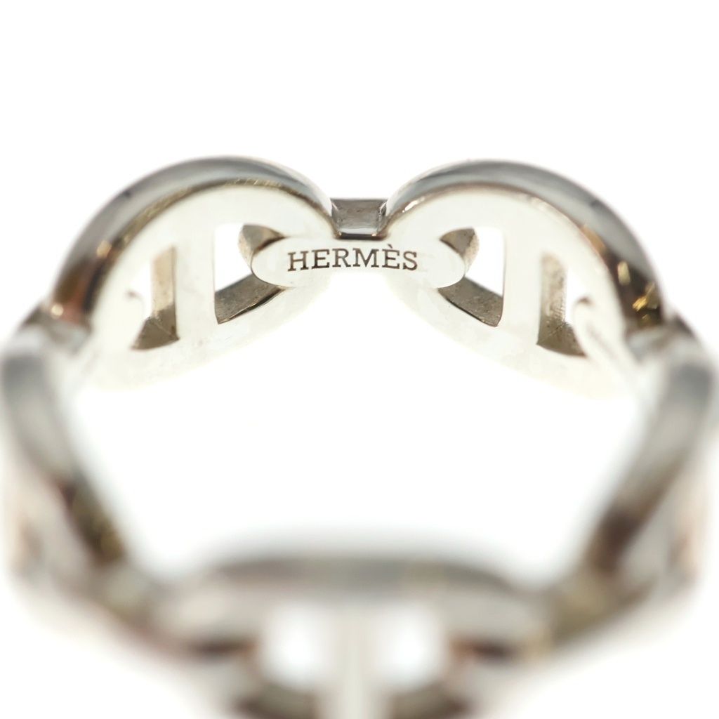 Hermes Shake D'ancre Enchainee Ring Silver — view 5