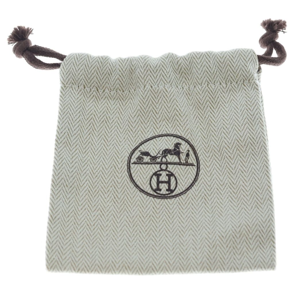 Hermes Horse Shoe Amulet Necklace Silver — view 6