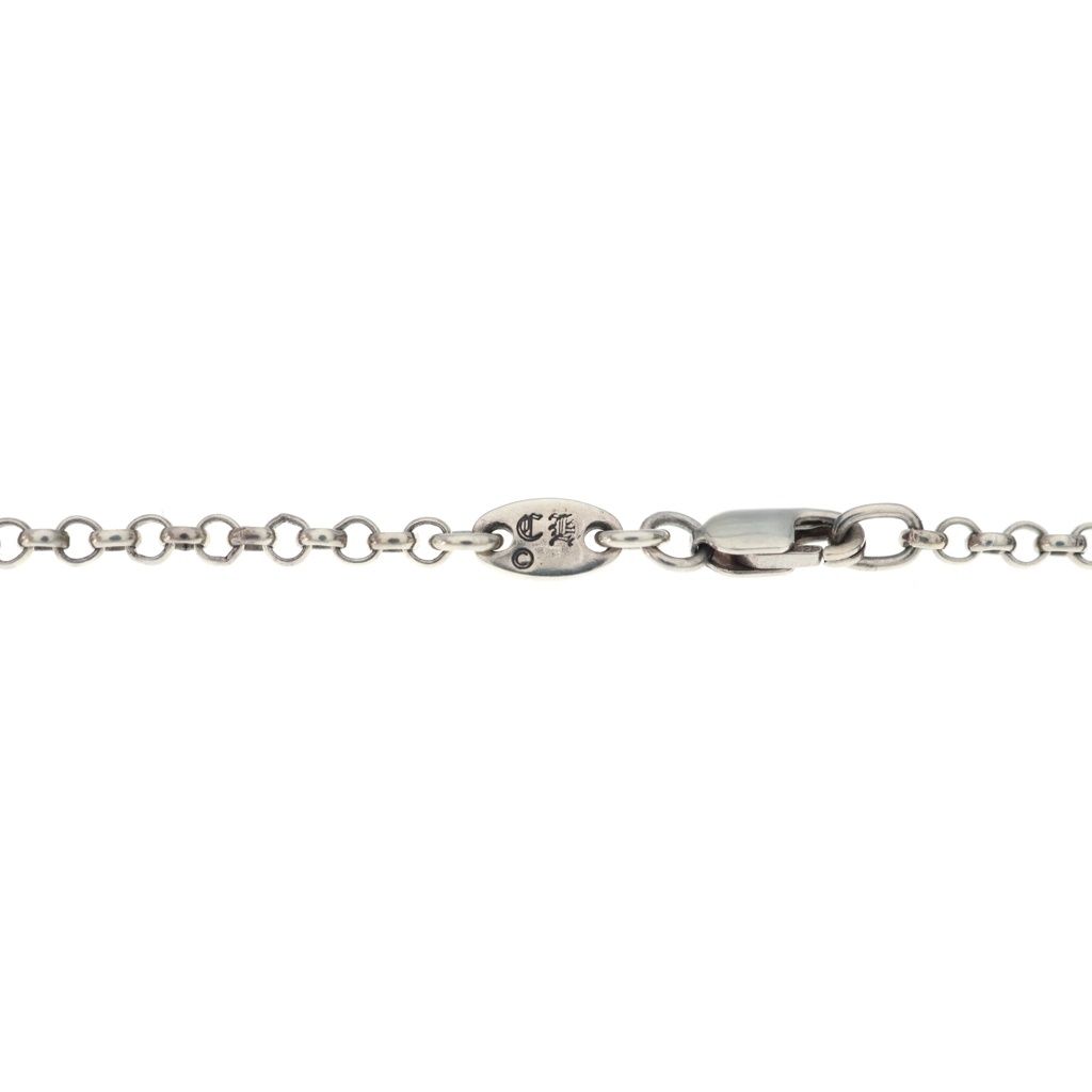 Chrome Hearts Scorll Label Neckchain Chain Roll Necklace Silver — view 6