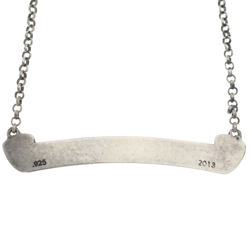 Chrome Hearts Scorll Label Neckchain Chain Roll Necklace Silver — view 5