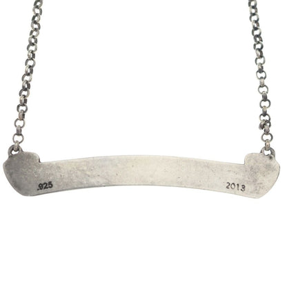 Chrome Hearts Scorll Label Neckchain Chain Roll Necklace Silver — view 5