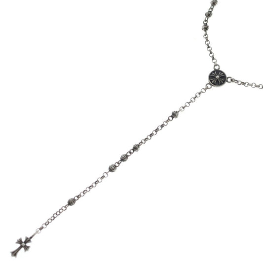 Chrome Hearts CH Rosary Tny Bead Chain CH Tiny Beads Necklace Silver