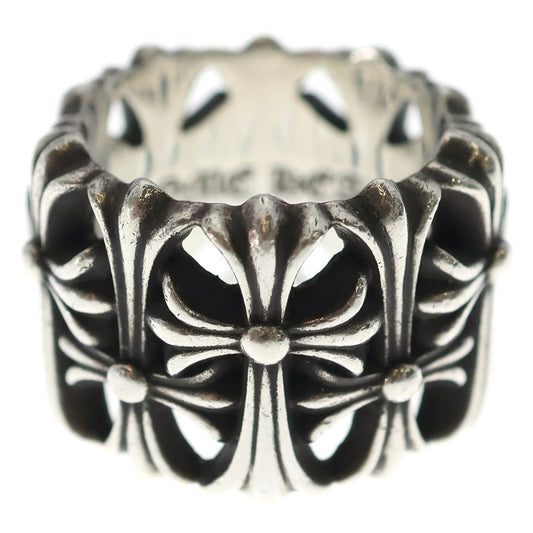 Chrome Hearts Cemetery Black Sling Silver Ring