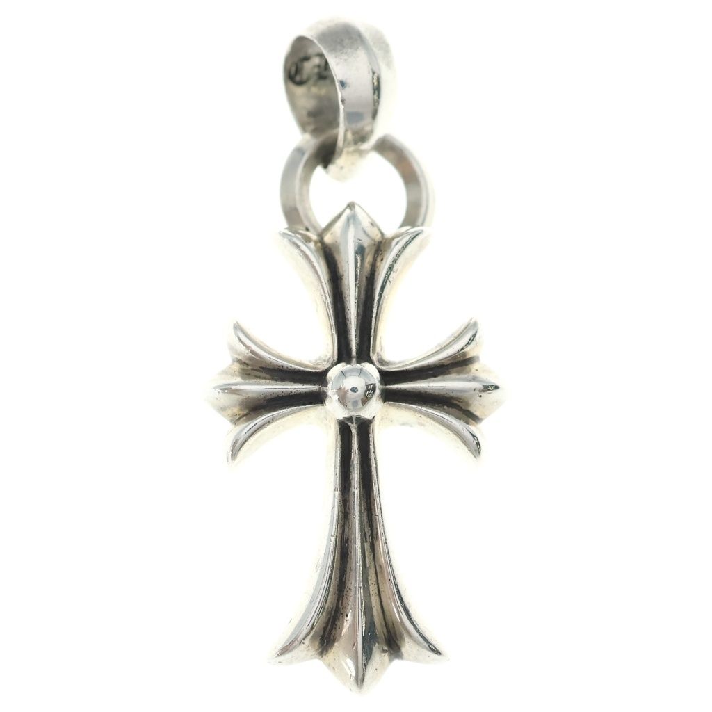 Chrome Hearts CH Crs Sml Bale Small CH Cross Pendant Silver