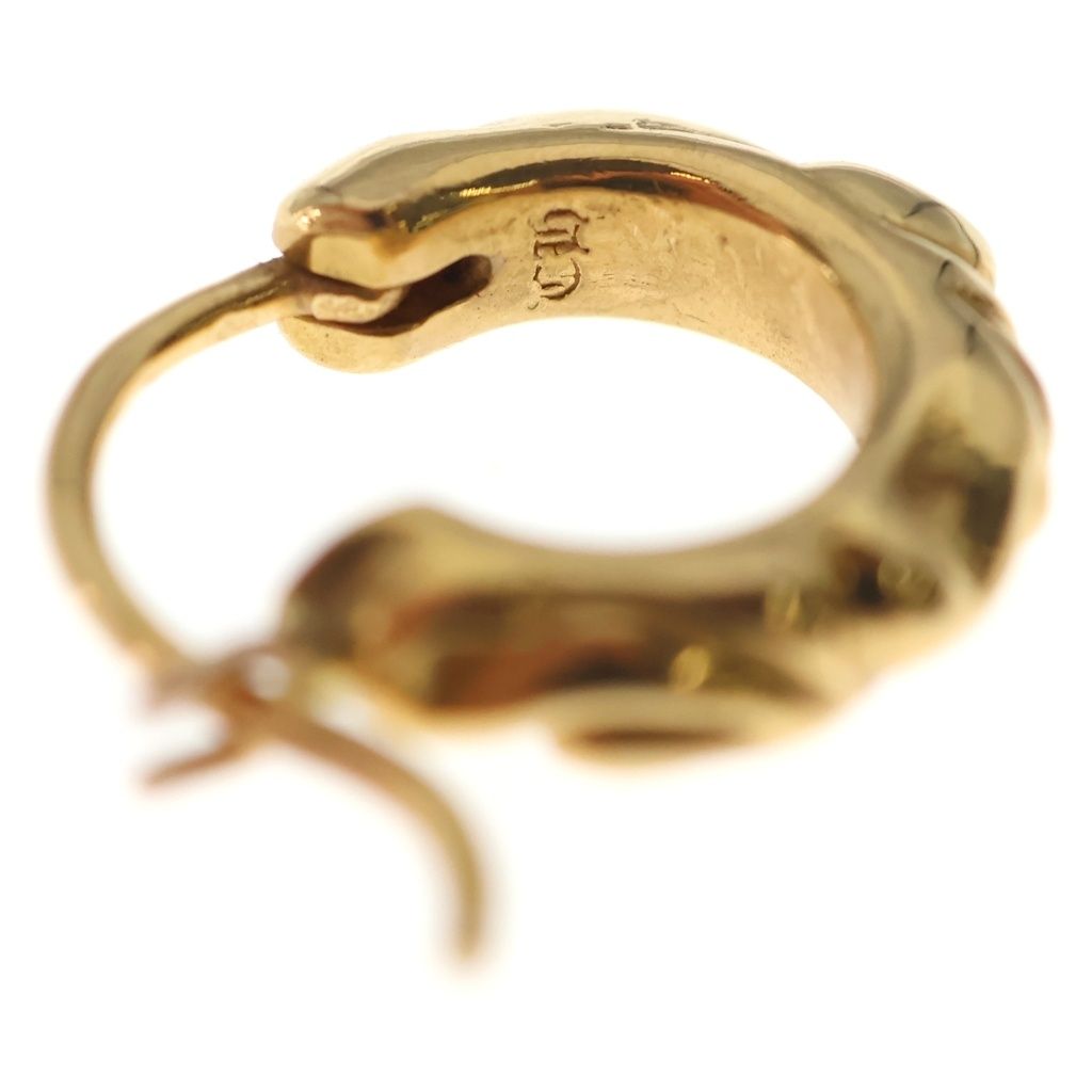 Chrome Hearts 22k Tny Hoop Scrl Thai Nice Kroll Earrings Gold — view 5