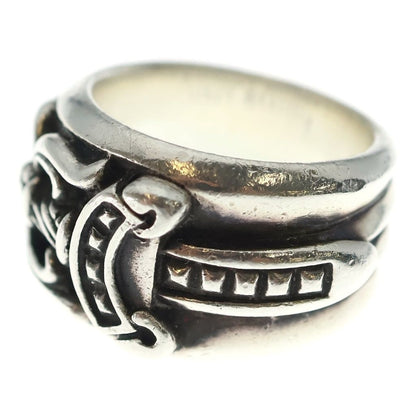 Chrome Hearts Dagger Ring Silver