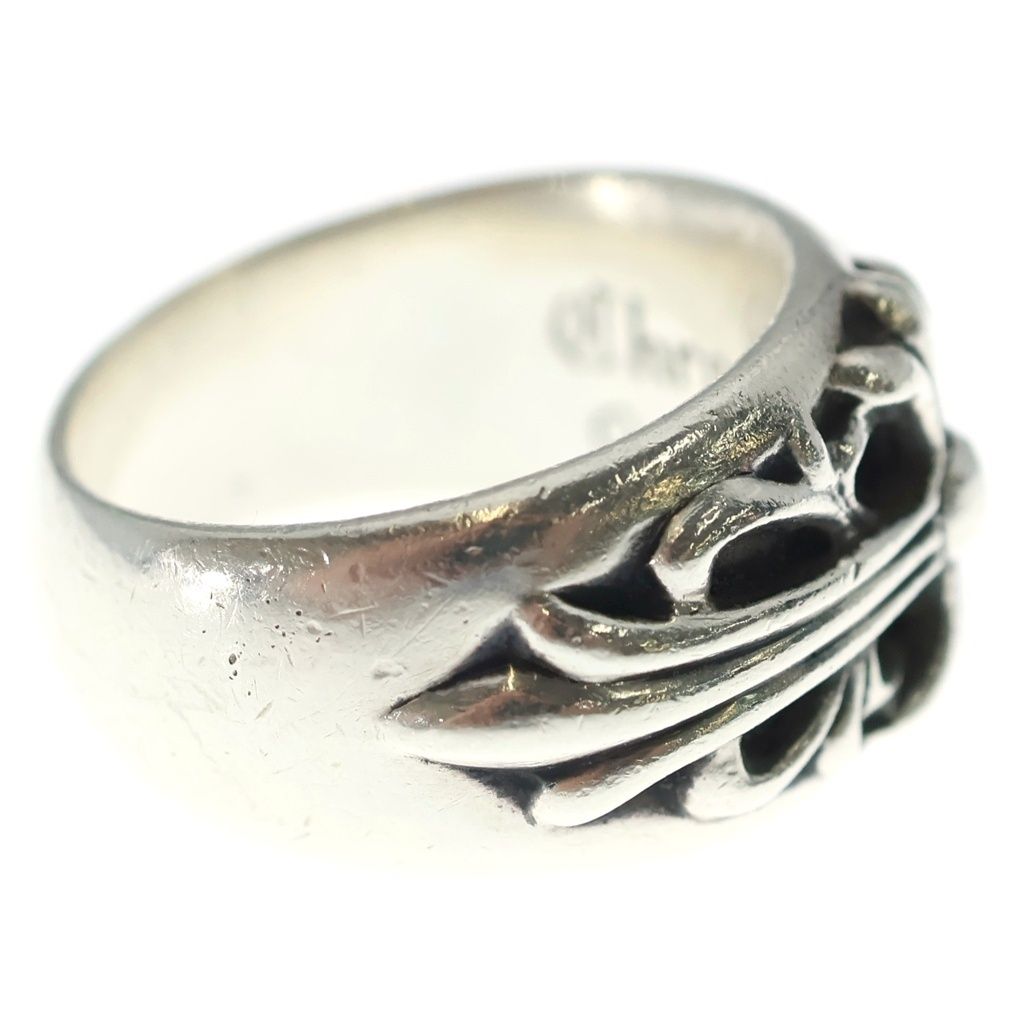 Chrome Hearts Flrl Crs Floral Cross Ring Silver — view 3