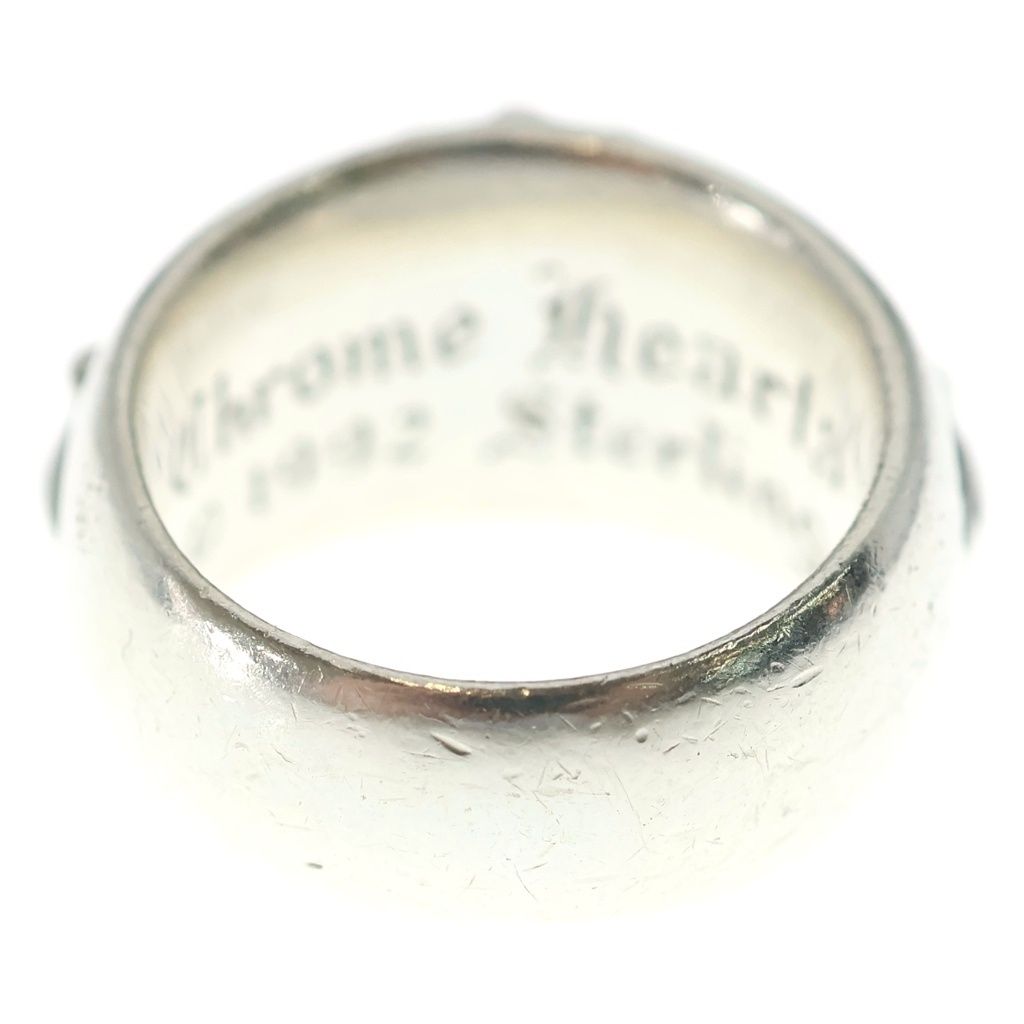 Chrome Hearts Flrl Crs Floral Cross Ring Silver — view 2