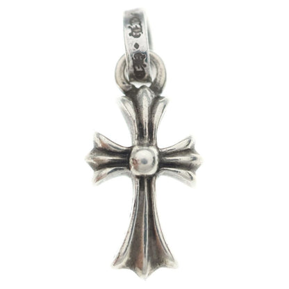 Chrome Hearts Crs Baby Fat Cross Pendant Silver