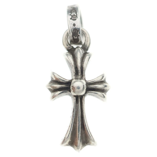 Chrome Hearts Crs Baby Fat Cross Pendant Silver