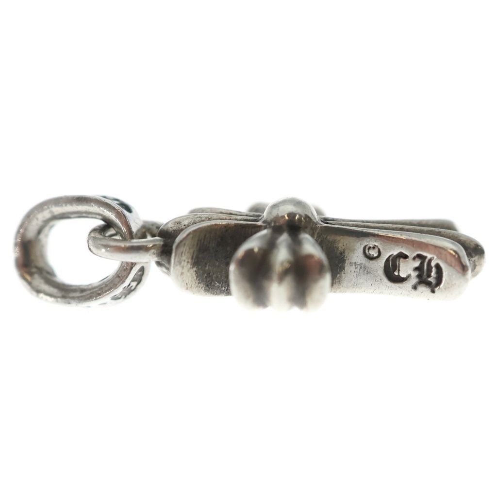 Chrome Hearts Crs Baby Fat Cross Pendant Silver — view 4