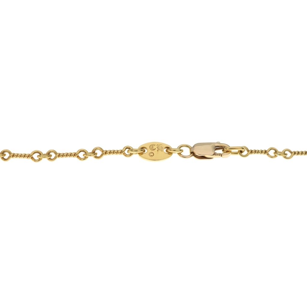 Chrome Hearts 22k Neckchain Twist Chain Necklace Gold — view 5