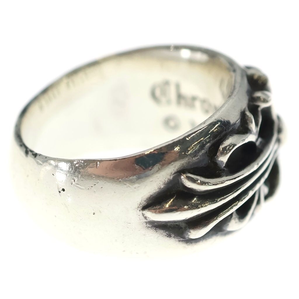 Chrome Hearts Flrl Crs Floral Cross Ring Silver — view 3