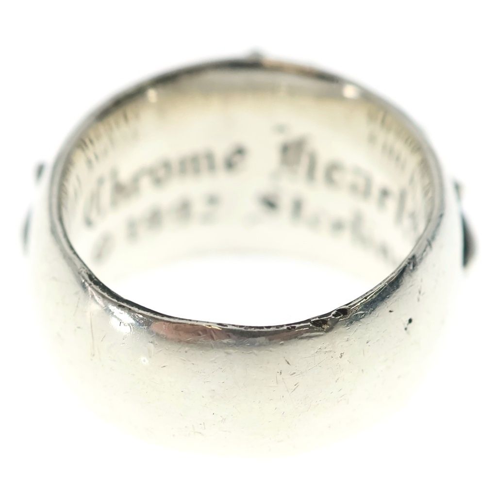 Chrome Hearts Flrl Crs Floral Cross Ring Silver — view 2