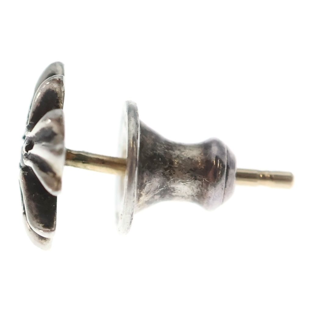 Chrome Hearts No2 CH Pls Dia CH Plus 1 Diamond Stud Earrings Silver — view 3