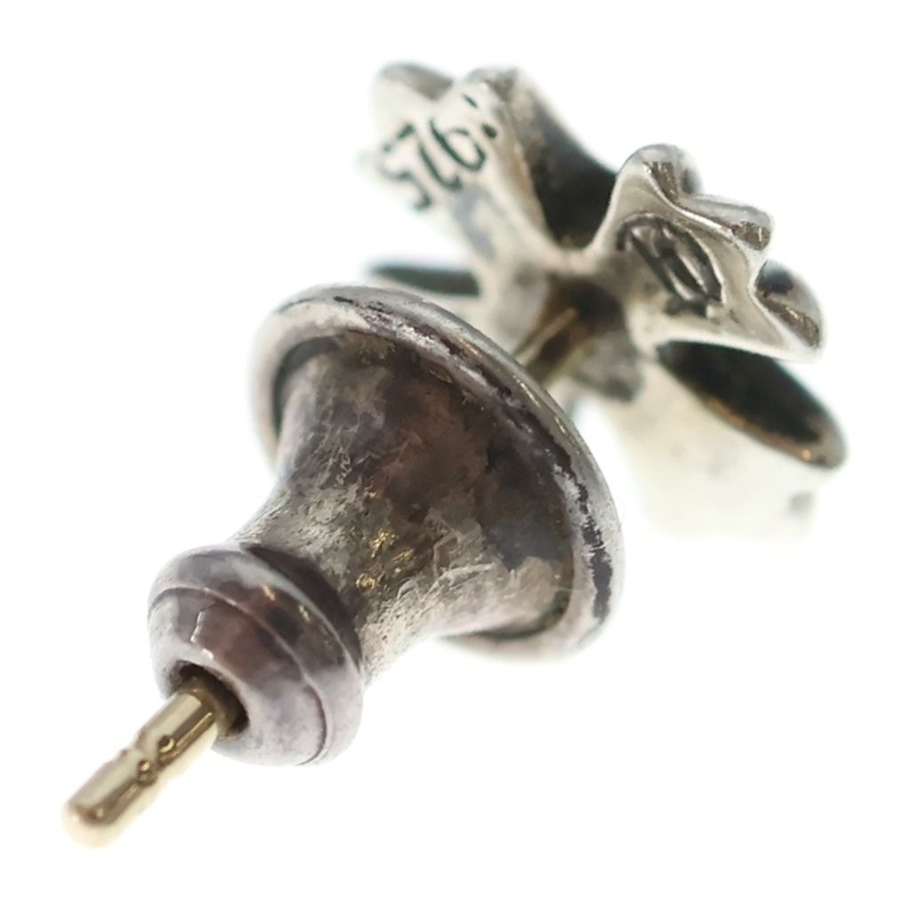 Chrome Hearts No2 CH Pls Dia CH Plus 1 Diamond Stud Earrings Silver — view 2