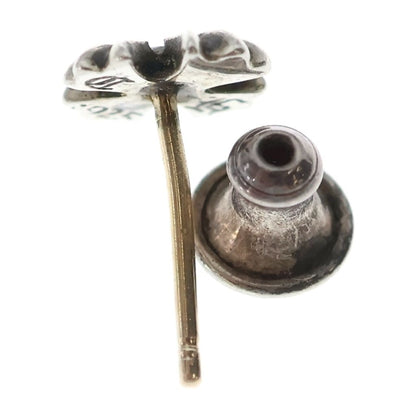 Chrome Hearts No2 CH Pls Dia CH Plus 1 Diamond Stud Earrings Silver — view 5