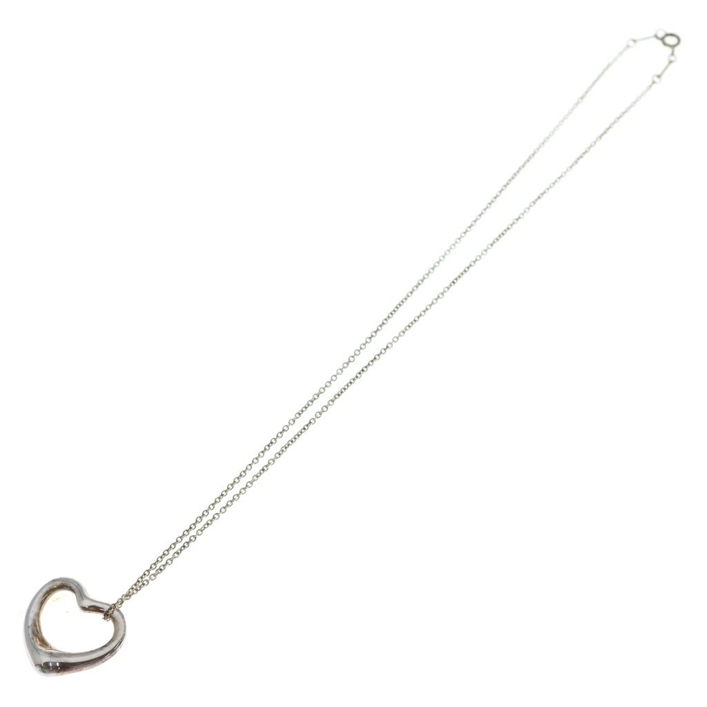 Tiffany & Co Open Heart Large Pendant Silver — view 2