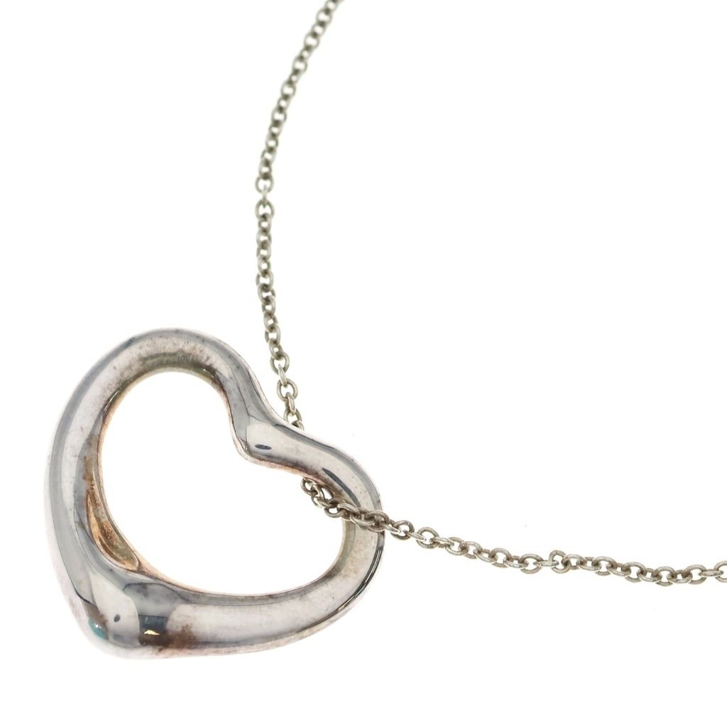 Tiffany & Co Open Heart Large Pendant Silver