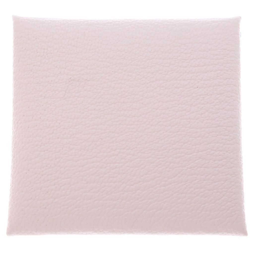 Hermes Bastia Pink Chevre Coin Purse Mini Wallet Compact Light Silver — view 2