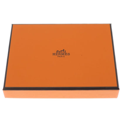 Hermes Bastia Brown Gray Case Mini Wallet Coin Epsom Leather — view 6