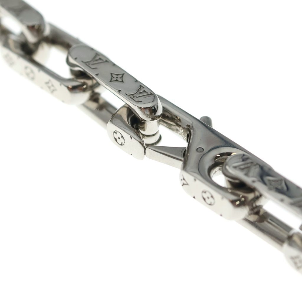 Louis Vuitton Monogram Collier Chain Necklace Silver — view 3