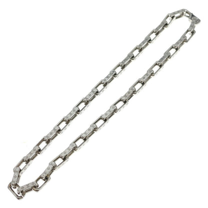 Louis Vuitton Monogram Collier Chain Necklace Silver — view 2