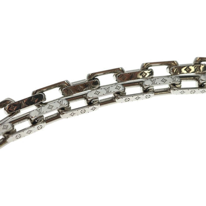 Louis Vuitton Monogram Collier Chain Necklace Silver — view 4