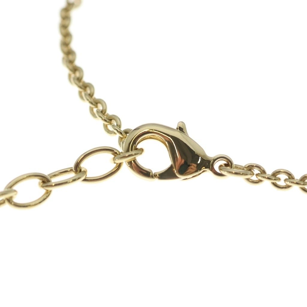 Chanel Star Motif Necklace CC Logo Rhinestone Gold — view 4
