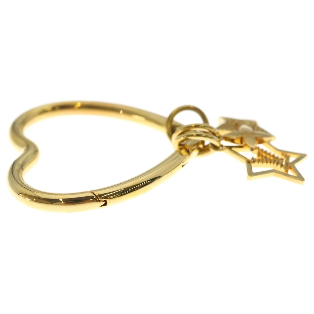 Louis Vuitton Constellation Heart Bag Charm Gold Rhinestone Key Holder — view 3
