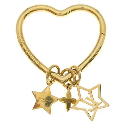 Louis Vuitton Constellation Heart Bag Charm Gold Rhinestone Key Holder — view 2