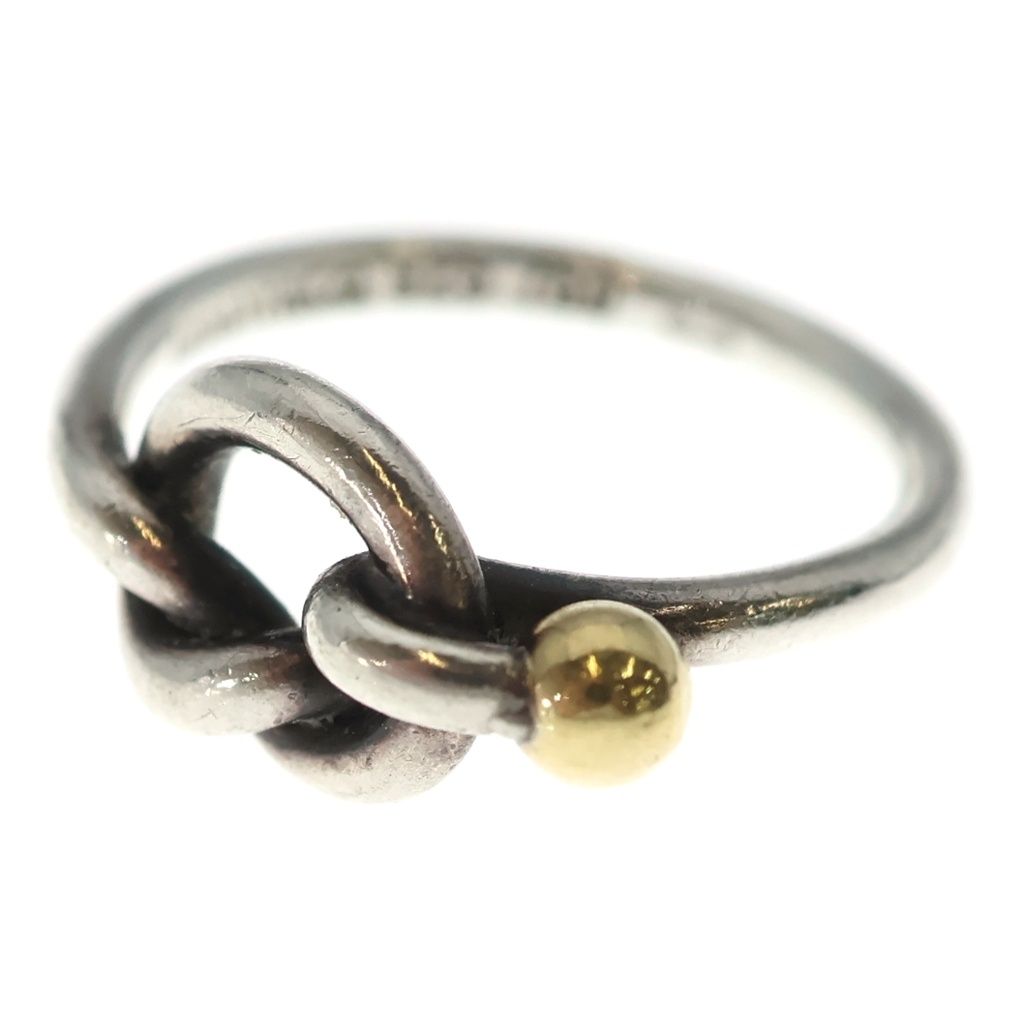 Tiffany & Co Love Knot Ring Silver Gold