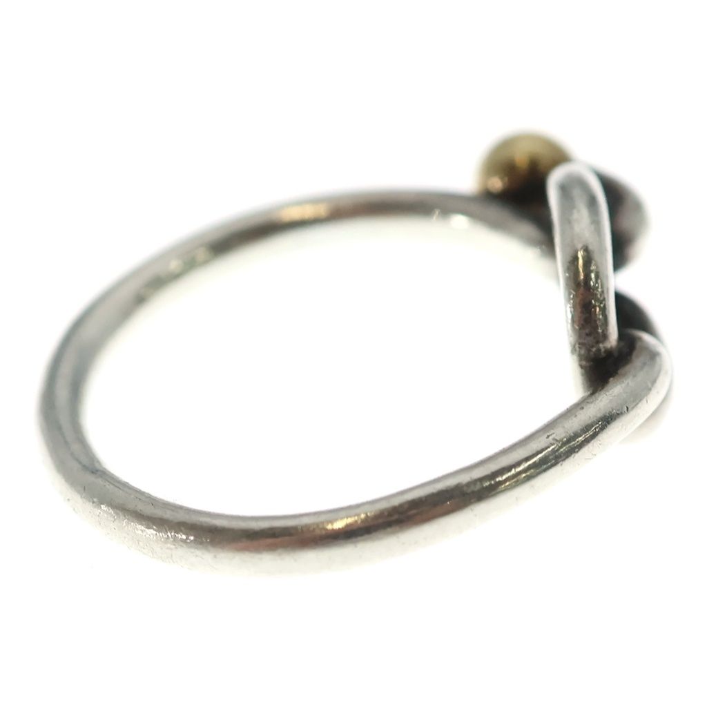 Tiffany & Co Love Knot Ring Silver Gold — view 3