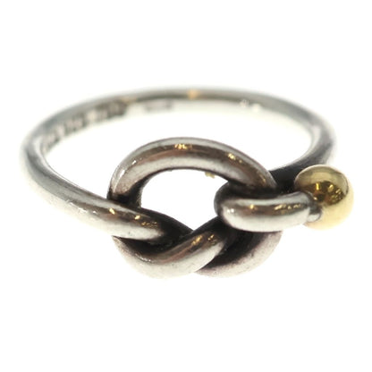 Tiffany & Co Love Knot Ring Silver Gold — view 4