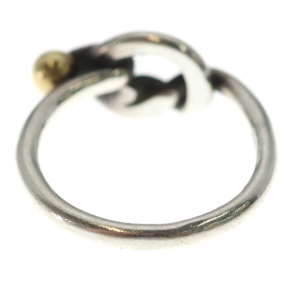 Tiffany & Co Love Knot Ring Silver Gold — view 2