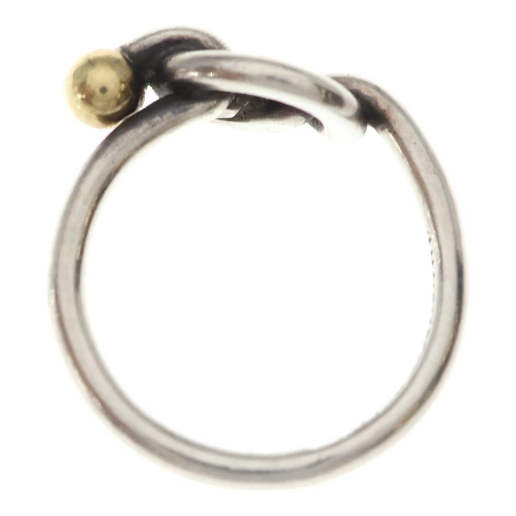 Tiffany & Co Love Knot Ring Silver Gold — view 6