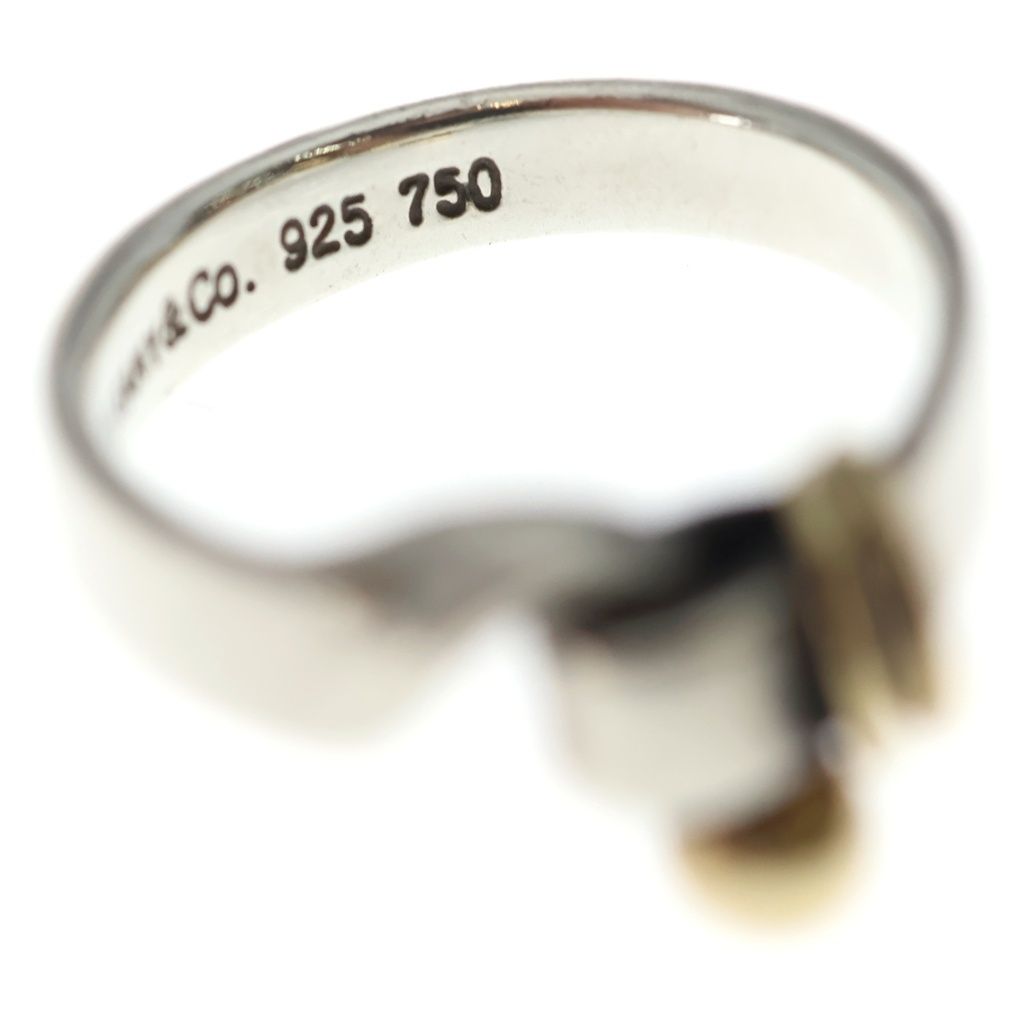 Tiffany & Co Hook Eye Ring Silver Gold — view 6