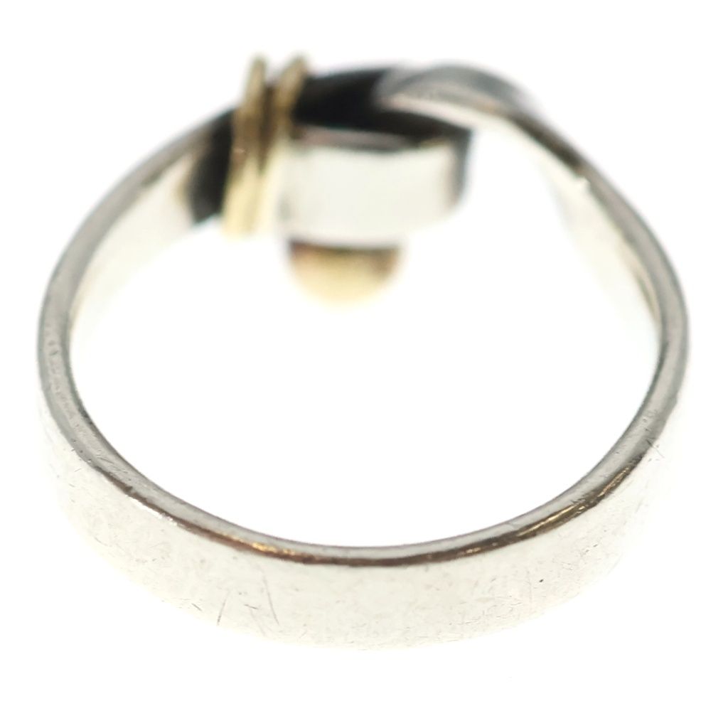 Tiffany & Co Hook Eye Ring Silver Gold — view 2